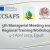 5th Managerial Meeting and Regional Training Workshop, 4-7 April 2019, Egypt