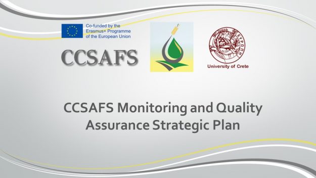 CCSAFS Monitoring and Quality Assurance Strategic Plan